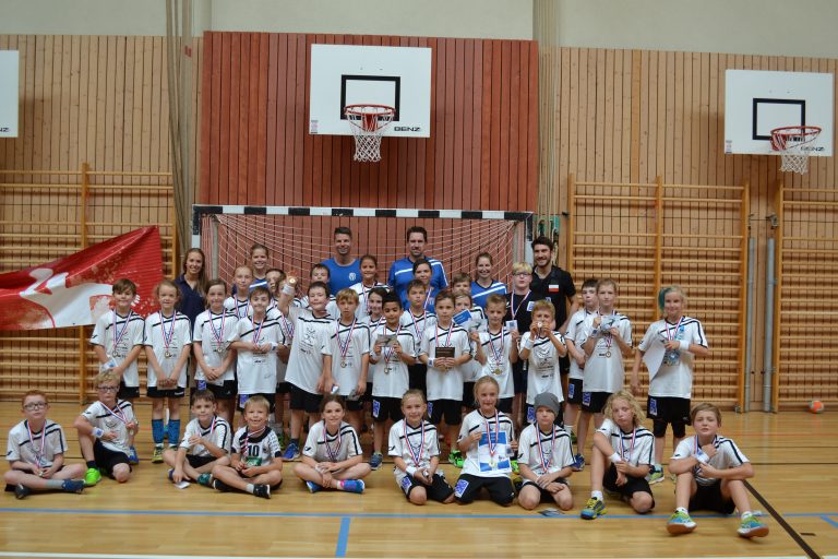 Beim dritten Handballcamp waren die großen Bundesligastars greifbar nahe