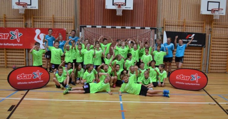 Subtropische Temperaturen und viel Spaß beim diesjährigen Handballcamp