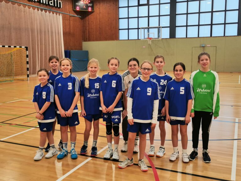 Weibl. D-Jugend: Handballkrimi endet im Unentschieden