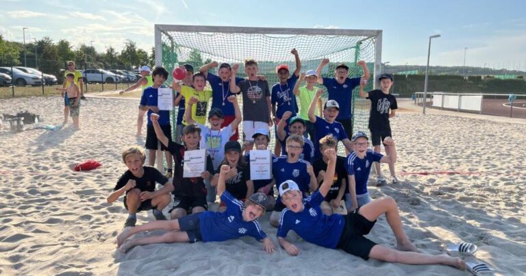 Männl. D-Jugend: Sommerabschluss mit Beachturnier