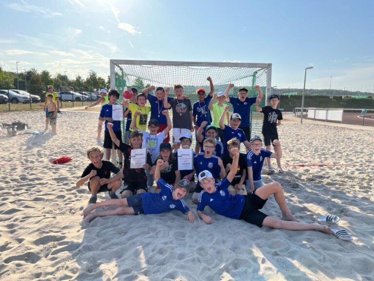 Männl. D-Jugend: Sommerabschluss mit Beachturnier