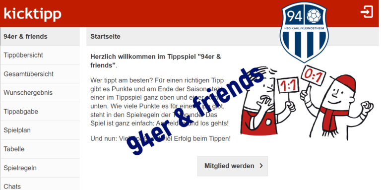 Das 94er EM-Tippspiel. Macht mit und gewinnt!