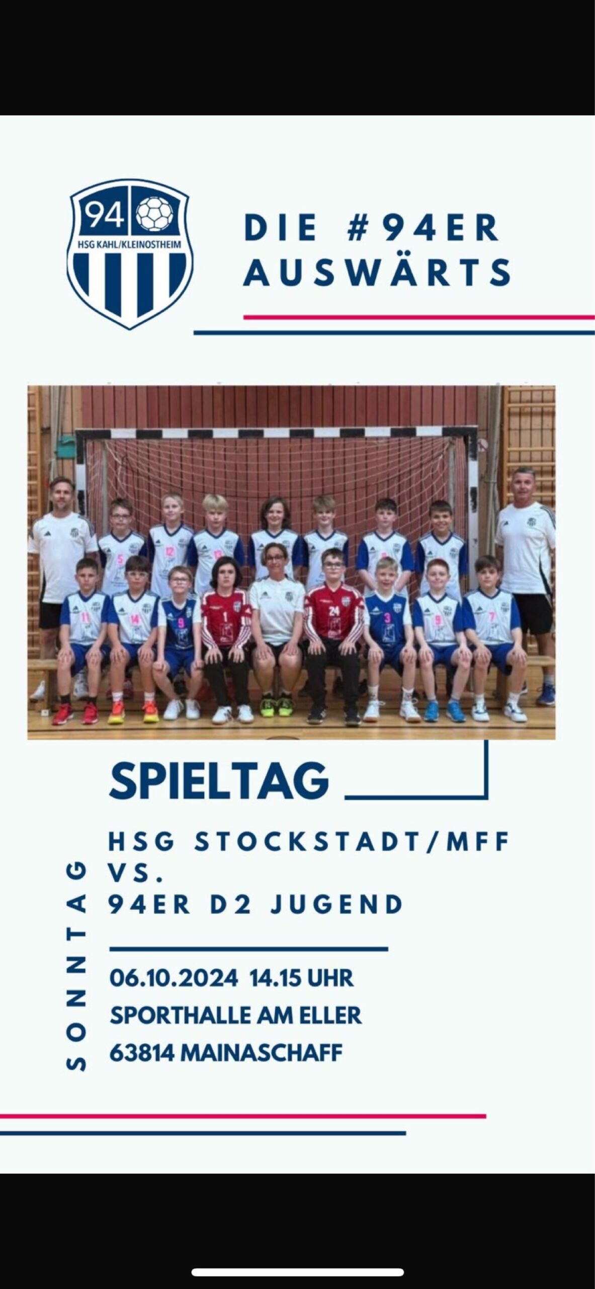 Männl. D-Jugend II: Verliert knapp in Mainaschaff