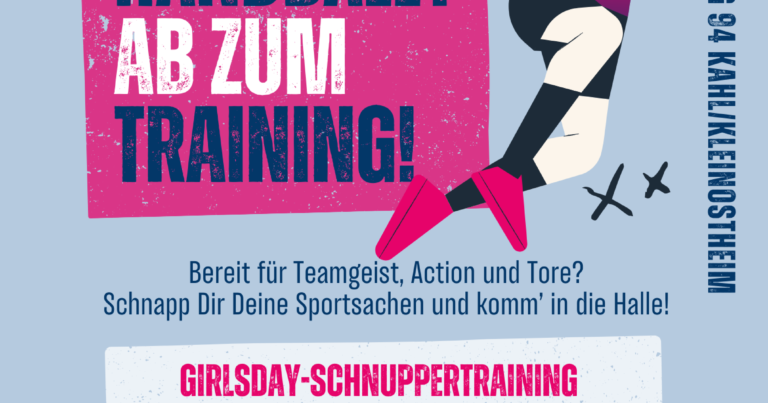 Einladung zum Girlsday-Schnuppertraining 