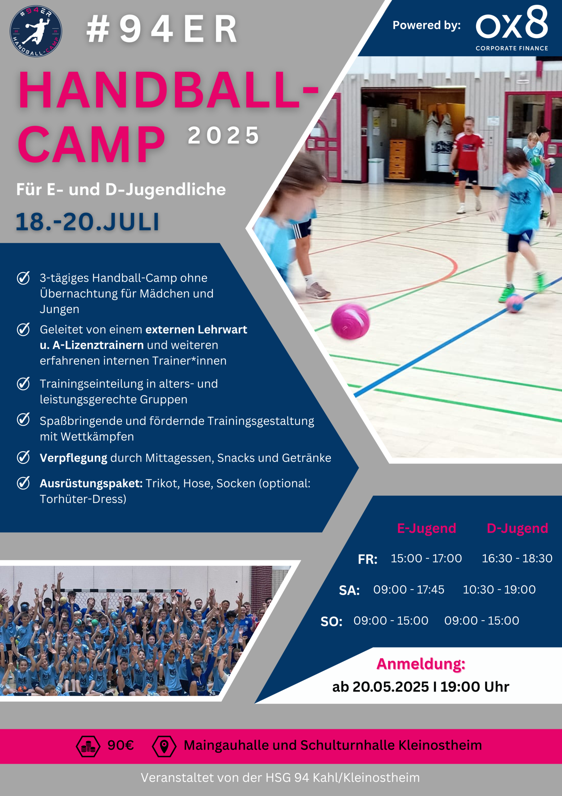Handballcamp: Anmeldung beendet!