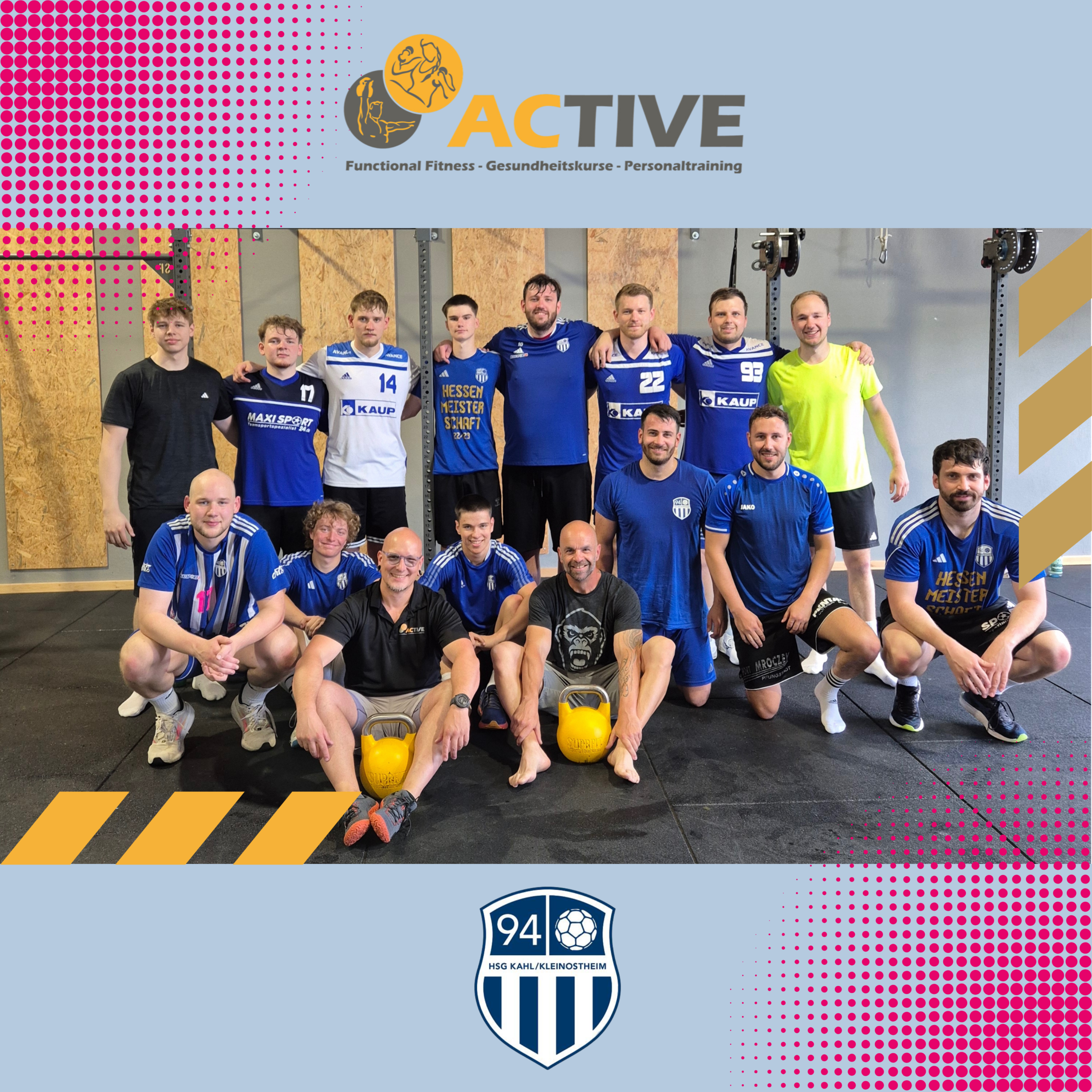 94er zu Gast bei Active Fitness Kleinostheim