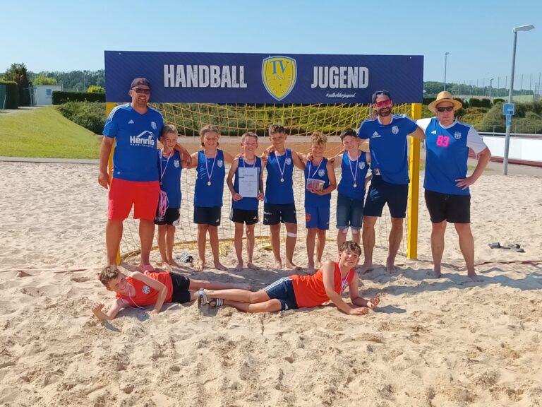 Männl. E1: Starker 2. Platz beim HHV Beachturnier in Langenselbold