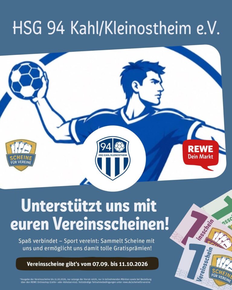 Scheine für Vereine – unterstützt die 94er!